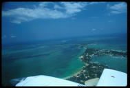 Aerial view of the Abacos Bahamas