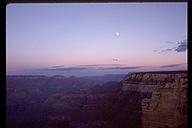 Moonrise over Grand Canyon, Arizona