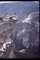 On the summit of Half Dome. Yosemite, California