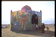 Burning Man 1998 - A surrealistic intrepreation of the Taj Maha